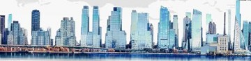 Manhattan Skyline: The City Unfolds - Laurent Dequick [KSIĄŻKA]