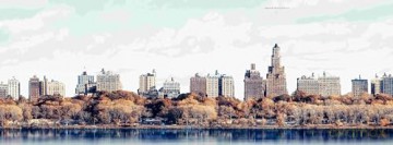 Manhattan Skyline: The City Unfolds - Laurent Dequick [KSIĄŻKA]