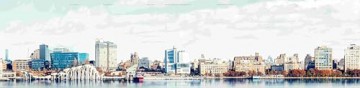 Manhattan Skyline: The City Unfolds - Laurent Dequick [KSIĄŻKA]