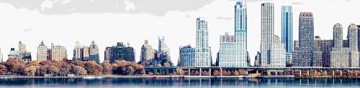 Manhattan Skyline: The City Unfolds - Laurent Dequick [KSIĄŻKA]