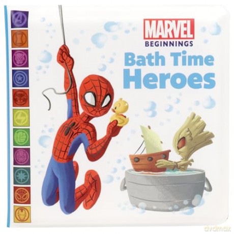 Marvel Beginnings: Bath Time Heroes Bath Book - Pi Kids [KSIĄŻKA]