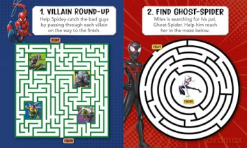Marvel Spider-Man: 5-in-1 Kalendarz Adwentowy (Countdown to Christmas with stories, activities and quizzes!) [KSIĄŻKA]