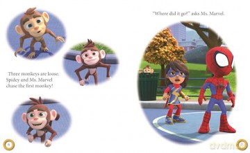 Marvel Spidey and his Amazing Friends: Monkeying Around! (Presenter Spreads 2) [KSIĄŻKA]