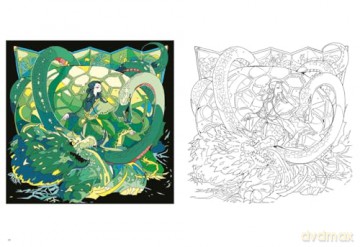 Master of Manga: A Colouring Book by Narano - Narano [KSIĄŻKA]