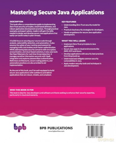 Mastering Secure Java Applications: Navigating security in cloud and microservices for Java (English Edition) - Tarun Kumar Chawdhury [KSIĄŻKA]