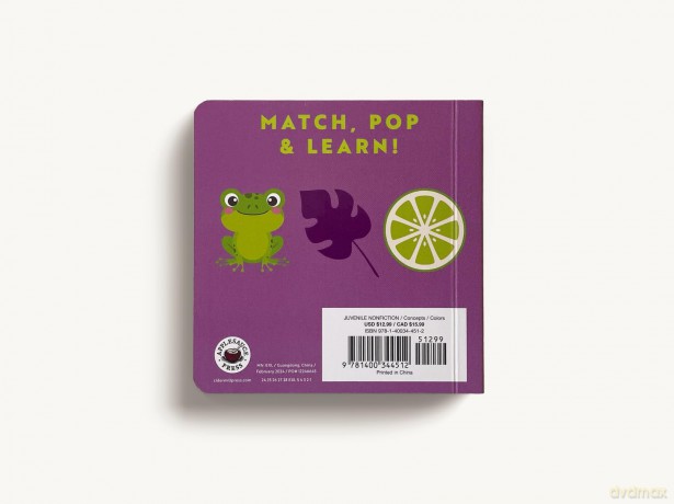 Match and Learn: Colors: A Pop-Out Shapes Book [KSIĄŻKA]