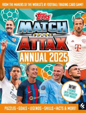 Match Attax Annual 2025: The brand new and 100% official companion to the ultimate trading card game. Featuring the biggest teams and greatest players with facts, stats, puzzles for football fans! - Match Attax [KSIĄŻKA]