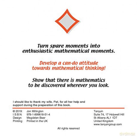 Mathematical Snacks: A Collection of Interesting Ideas to Fill Those Spare Moments - Jon Millington [KSIĄŻKA]