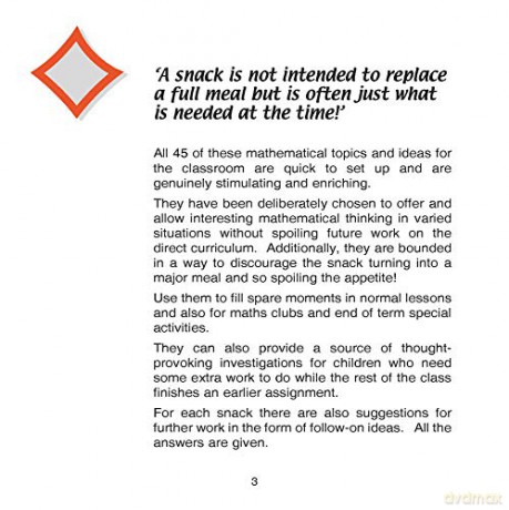 Mathematical Snacks: A Collection of Interesting Ideas to Fill Those Spare Moments - Jon Millington [KSIĄŻKA]