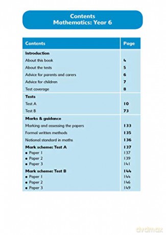 Maths Practice Tests for Ages 10-11 (Year 6) Includes two complete test papers plus answers and mark scheme (National Curriculum SATs Tests) - Paul Hollin [KSIĄŻKA]