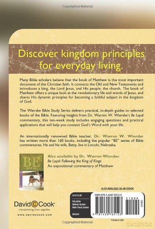 Matthew: Following the King of Kings - Warren W. Wiersbe [KSIĄŻKA]