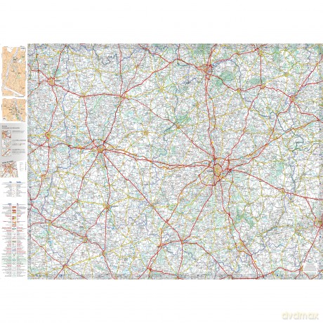 Mayenne, Orne, Sarthe - Michelin Departemental Map 310 - Michelin [KSIĄŻKA]
