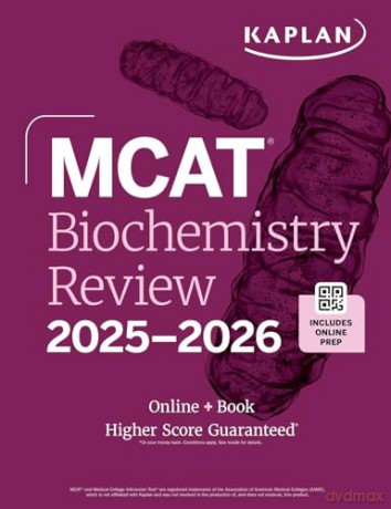 MCAT Biochemistry Review 2025-2026: Online + Book (Kaplan Test Prep) - Kaplan Test Prep [KSIĄŻKA]