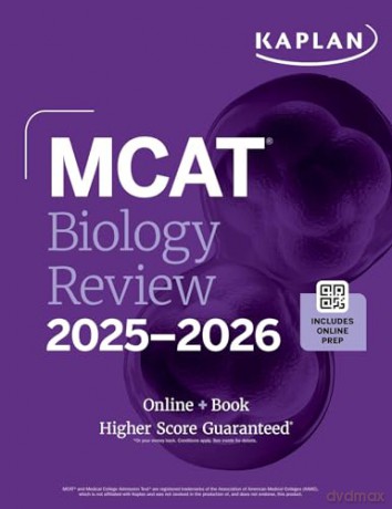 MCAT Biology Review 2025-2026: Online + Book (Kaplan Test Prep) - Kaplan Test Prep [KSIĄŻKA]