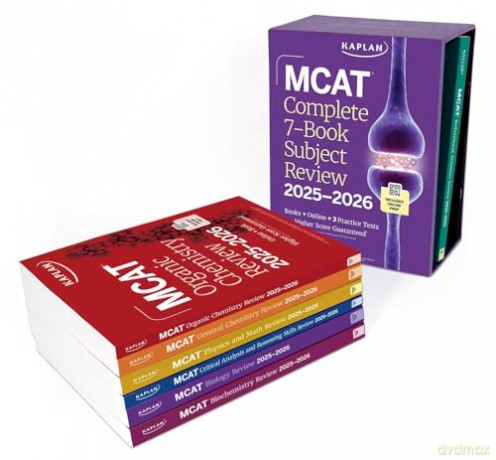 MCAT Complete 7-Book Subject Review 2025-2026, Set Includes Books, Online Prep, 3 Practice Tests (Kaplan Test Prep) - Kaplan Test Prep [KSIĄŻKA]