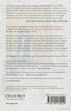 Medieval Writers and their Work: Middle English Literature 1100-1500 - J. A. Burrow [KSIĄŻKA]
