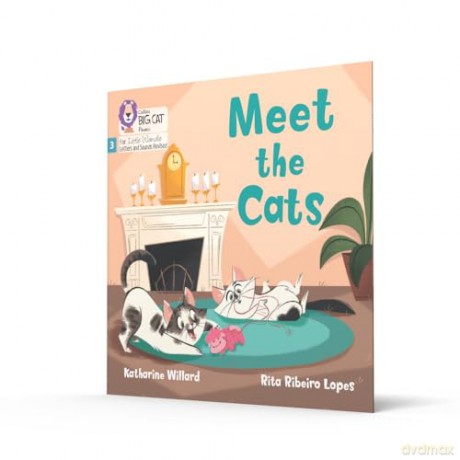 Meet the Cats: Phase 3 Set 1 Blending practice (Big Cat Phonics for Little Wandle Letters and Sounds Revised) - Katharine Willard [KSIĄŻKA]