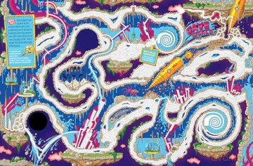 Mega-Maze Adventure! (Maze Activity Book for Kids Ages 7+): A Journey Through the World's Longest Maze in a Book - Scott Bedford [KSIĄŻKA]