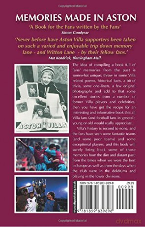 Memories made in Aston: A Book for the Fans written by the Fans - Simon Goodyear [KSIĄŻKA]