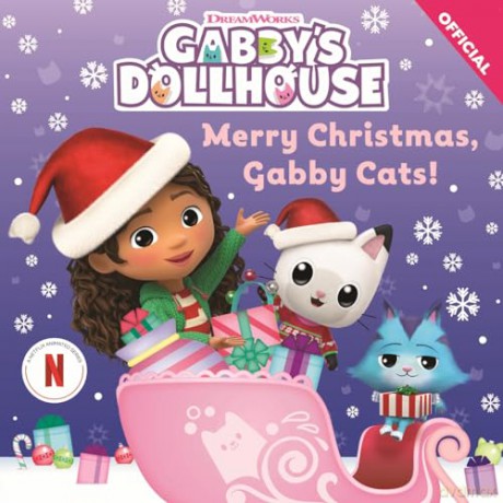 Merry Christmas, Gabby Cats (DreamWorks Gabby's Dollhouse) - Official Gabby's Dollhouse [KSIĄŻKA]