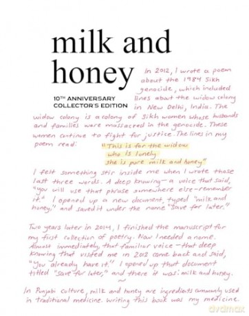 Milk and Honey: 10th Anniversary Collector's Edition - Rupi Kaur [KSIĄŻKA]