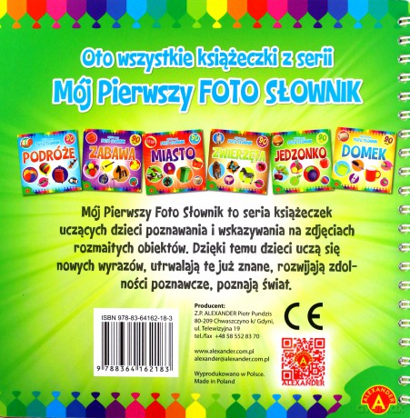 Mój pierwszy foto słownik. Jedzonko [KSĄŻKA]