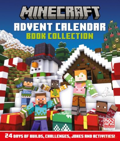 Minecraft Kalendarz Adwentowy: Book Collection: The official illustrated children's Christmas Kalendarz Adwentowy - perfect for kids aged 6, 7, 8, 9, 10 and 11 - new for 2024! [KSIĄŻKA]