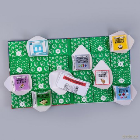 Minecraft Kalendarz Adwentowy: Book Collection: The official illustrated children's Christmas Kalendarz Adwentowy - perfect for kids aged 6, 7, 8, 9, 10 and 11 - new for 2024! [KSIĄŻKA]