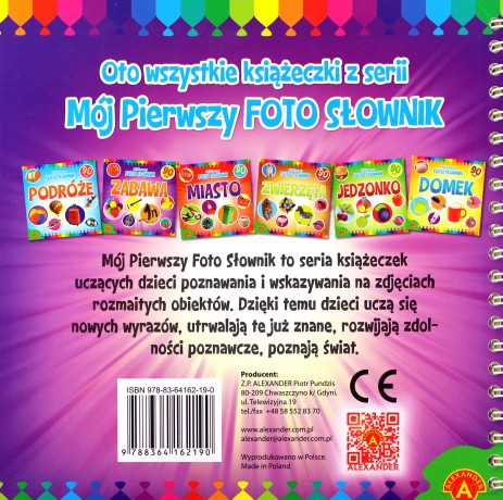 Mój pierwszy foto słownik. Zabawa [KSĄŻKA]