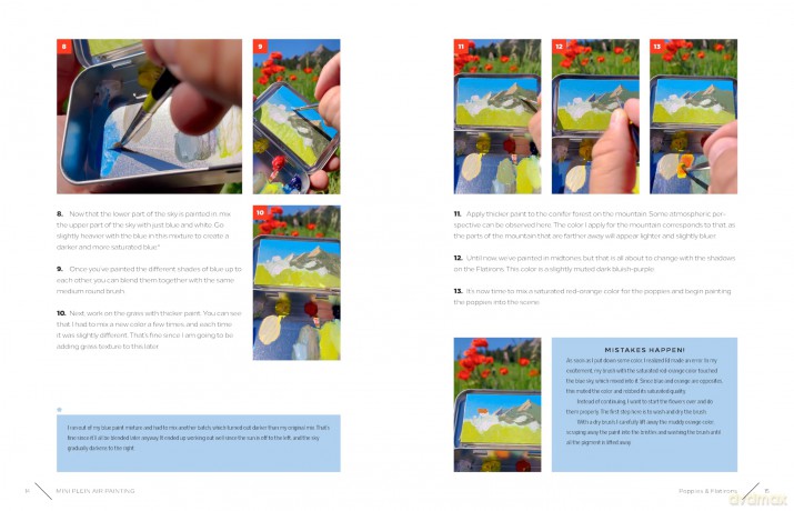 Mini Plein Air Painting with Remington Robinson: The art of miniature oil painting on the go in a portable tin - Remington Robinson [KSIĄŻKA]