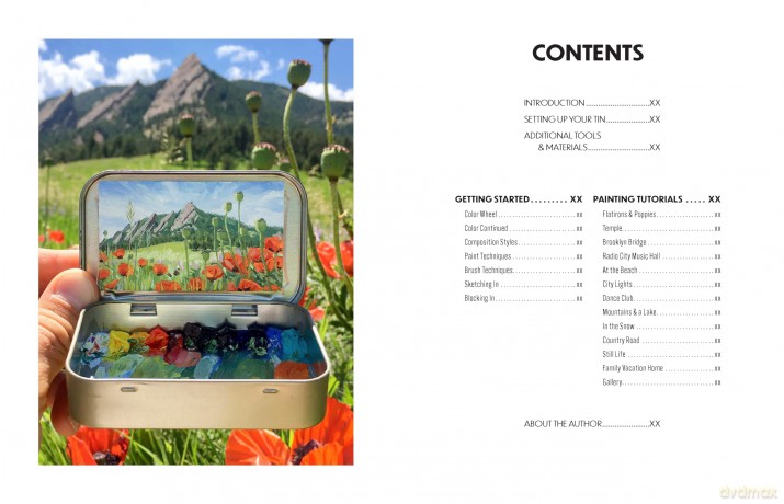 Mini Plein Air Painting with Remington Robinson: The art of miniature oil painting on the go in a portable tin - Remington Robinson [KSIĄŻKA]