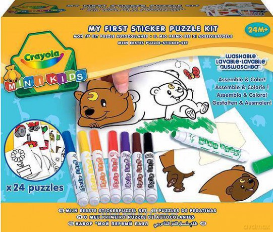 Mój pierwszy zestaw puzzle i naklejki [KSĄŻKA]