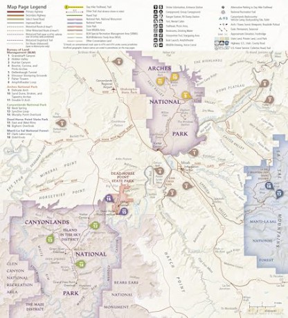 Moab Day Hikes Map Guide - National Geographic Maps [KSIĄŻKA]