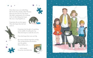 Mog the Forgetful Cat Jigsaw Book: A fantastic new illustrated jigsaw puzzle book that includes the classic story. The perfect gift for kids! - Judith Kerr [KSIĄŻKA]