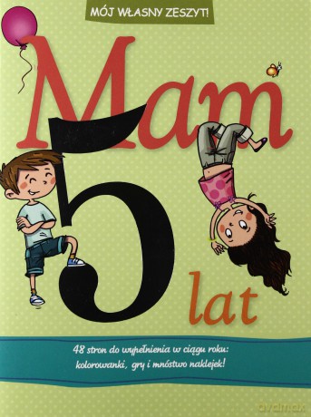 Mój własny zeszyt - Mam 5 lat [KSĄŻKA]