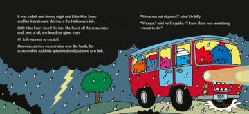 Mr Men Little Miss:Haunted Halloween: A fiendishly funny illustrated children's book to celebrate Halloween - Adam Hargreaves [KSIĄŻKA]