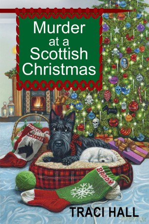 Murder at a Scottish Christmas (A Scottish Shire Mystery) - Traci Hall [KSIĄŻKA]