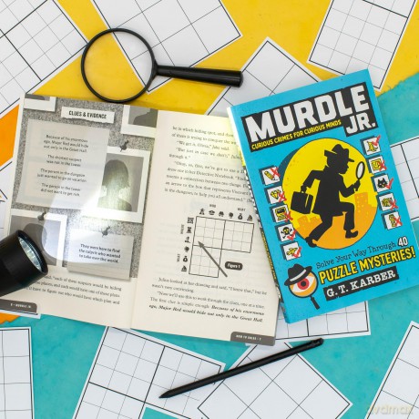 Murdle Jr.: Curious Crimes for Curious Minds: Solve Your Way Through 40 Puzzle Mysteries!: 1 (Murdle Jr. Puzzles) - G T Karber [KSIĄŻKA]