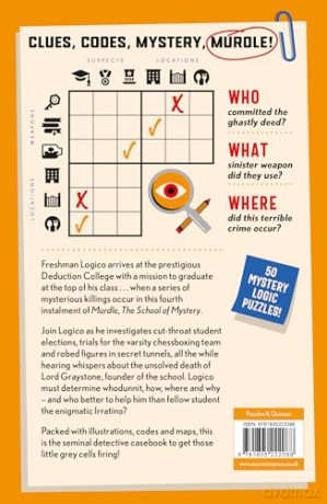 Murdle: The School of Mystery: THE SUNDAY TIMES BESTSELLING SERIES: 50 Seriously Sinister Murder Mystery Logic Puzzles (Murdle Puzzle Series) - G. T. Karber [KSIĄŻKA]