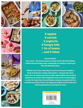 My Family Meals: The new delicious, affordable cookbook with 5-ingredient recipes to feed your family in 2024 from the Sunday Times best-selling author and Instagram sensation - Grace Mortimer [KSIĄŻKA]
