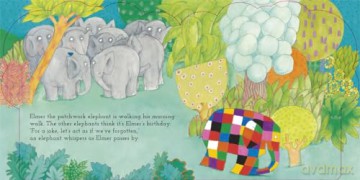 My First Elmer Birthday: Shaped board book (Elmer Shaped Board Books) - David McKee [KSIĄŻKA]