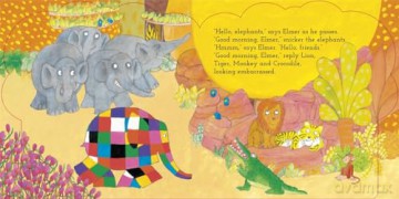 My First Elmer Birthday: Shaped board book (Elmer Shaped Board Books) - David McKee [KSIĄŻKA]
