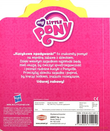 My Little Pony. Kucykowe zgadywanki [KSĄŻKA]