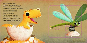 My First Jigsaw Book: Where's Your Mommy, T-Rex - Ronny Gazzola [KSIĄŻKA]
