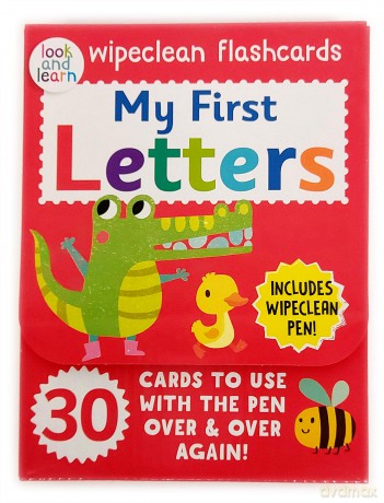 My First Letters - Wipeclean Flashcards [KSIĄŻKA]