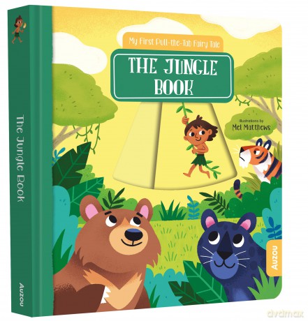 My First Pull-the-Tab Fairy Tale: Jungle Book - Auzou [KSIĄŻKA]