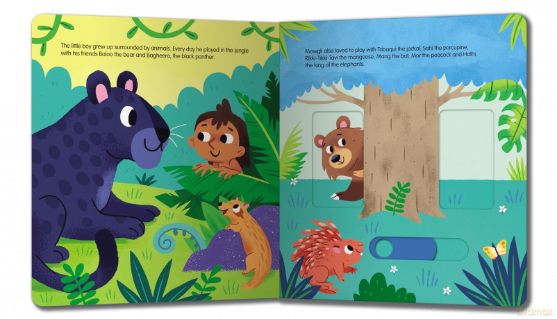 My First Pull-the-Tab Fairy Tale: Jungle Book - Auzou [KSIĄŻKA]