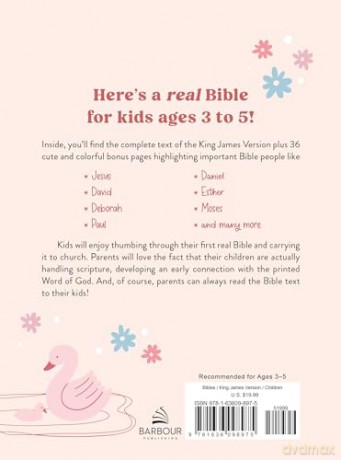 My First Real Bible (Girls' Cover): King James Version - Compiled by Barbour Staff [KSIĄŻKA]