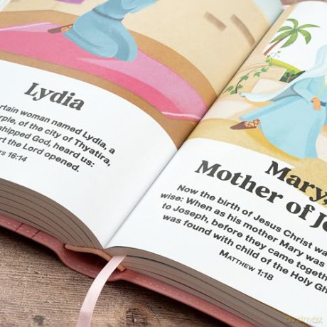 My First Real Bible (Girls' Cover): King James Version - Compiled by Barbour Staff [KSIĄŻKA]