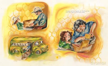 My Hive: A Girl, Her Grandfather, and Their Honeybee Family (A Picture Book) - Meredith May [KSIĄŻKA]